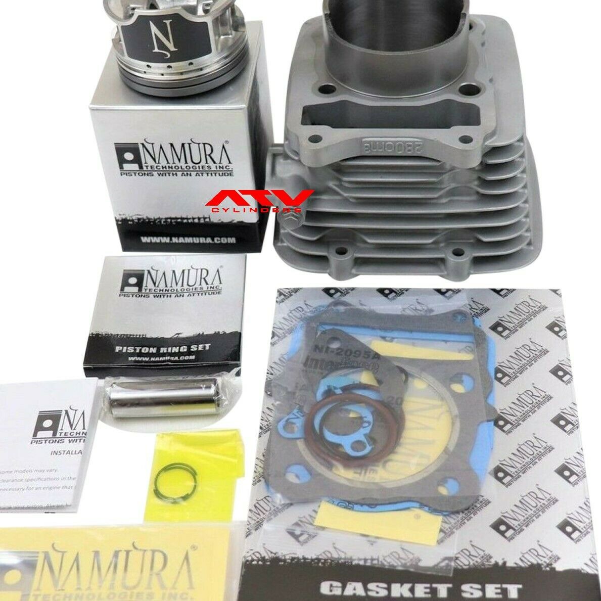 thumbnail image 2 of Remanufactured Suzuki Top End Kit For King Quad 300 (1991-2002) - Cylinder, Piston, Rings & Gaskets - 11210-19B82-0F0 2 of 6