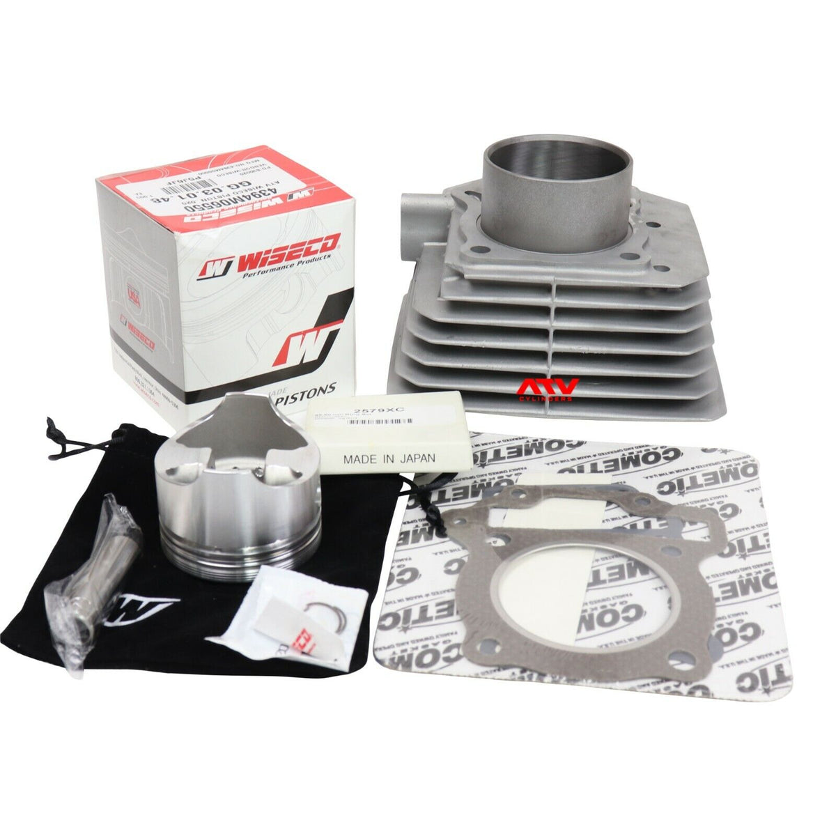 1986-1988 Honda ATC 200X 200X Cylinder Jug Wiseco Piston Top