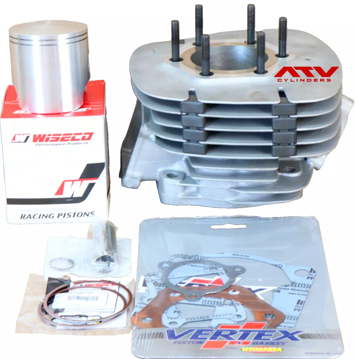 Honda CRF450R Gasket Kit Tusk Top End Gasket Kit For Honda CRF450R (2002-2008) - Complete Head & Base Gasket Set 2005 Trx450r Top End Rebuild Kit - Foto 4