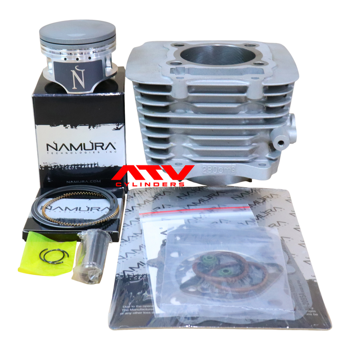 1991-2000 Suzuki King Quad KingQuad 300 Cylinder Jug Namura Piston Top End Gaskets Kit