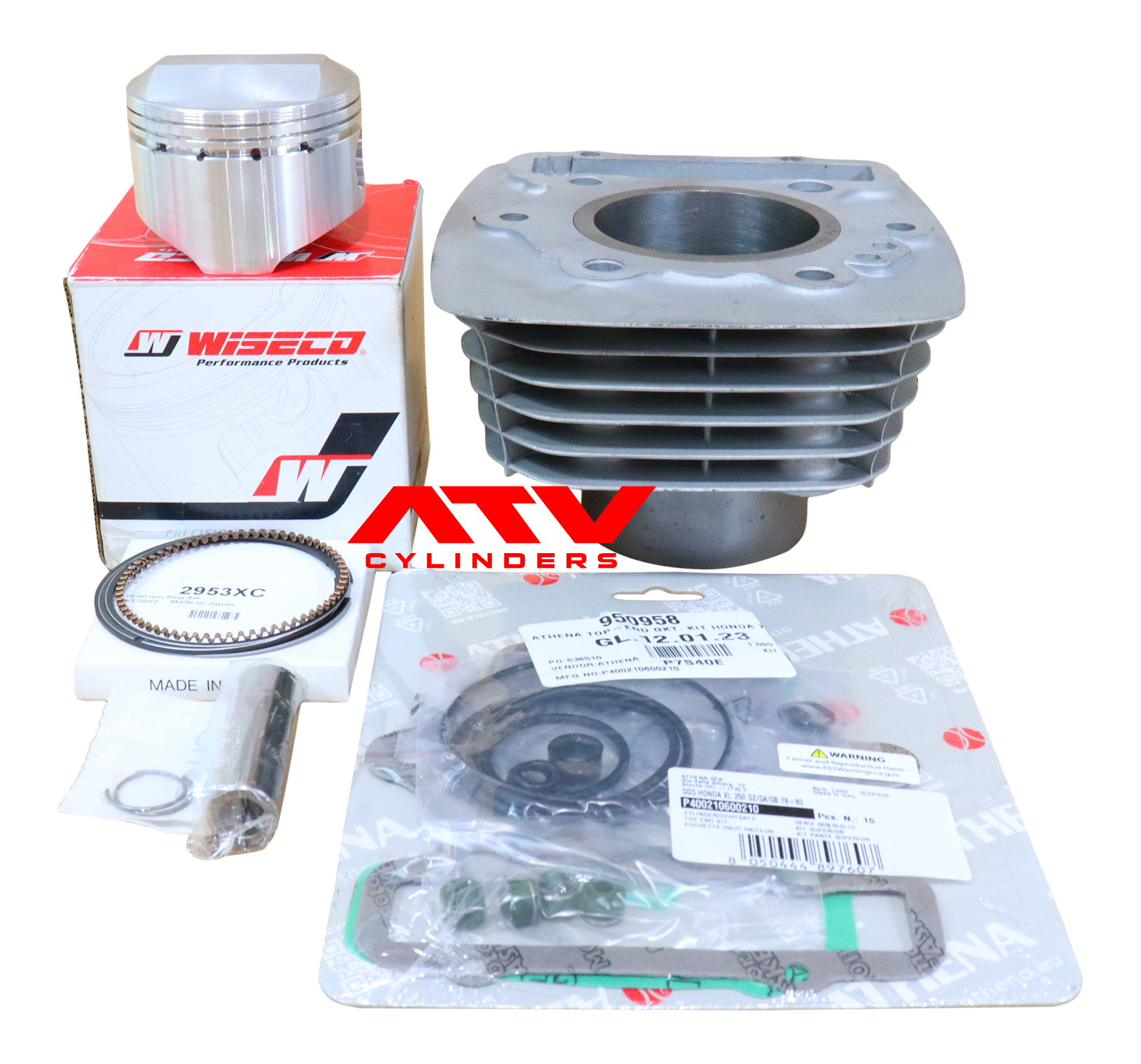1979-1982 Honda XR250R XR250 R XR 250R OEM Cylinder Jug Wiseco 1979-1982 Honda XR250R XR250 R XR 250R OEM Cylinder Jug Wiseco