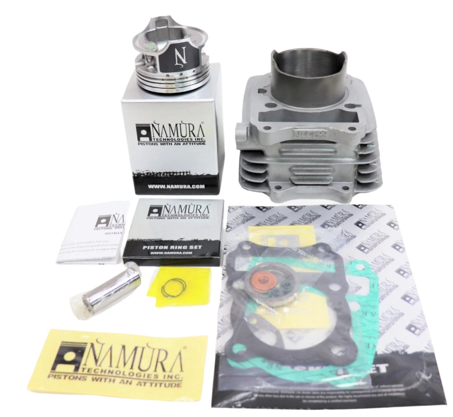 Namura Top End Rebuild Kit For Suzuki LT-F250 / LTF250 (1988-2009, 2012) – .020 Oversize, 66.50mm