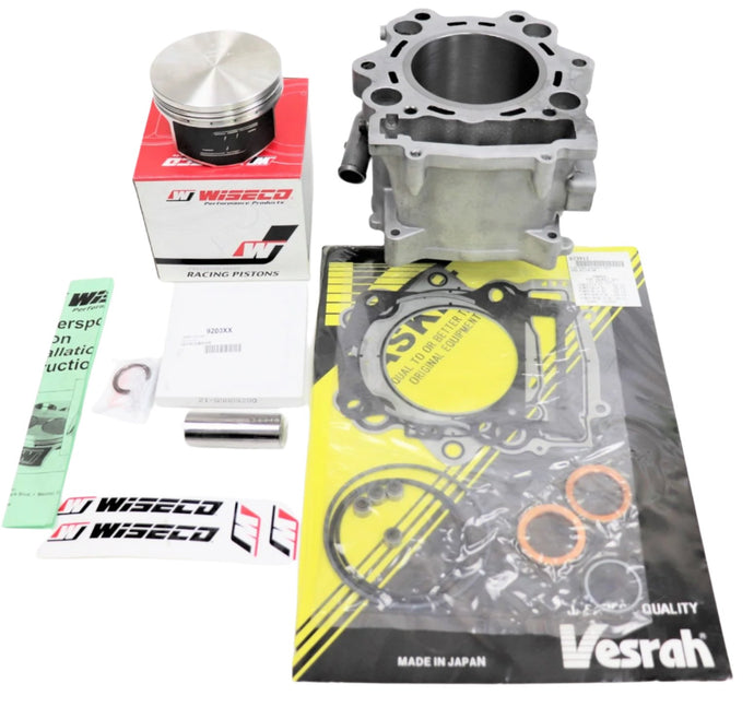 2009-2014 Yamaha Grizzly 550 Factory Cylinder Jug Wiseco Piston Top End Gaskets Kit