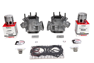 OEM 1987-2006 Yamaha Banshee 350 Cylinders Jugs Wiseco Pistons Gasket Kit