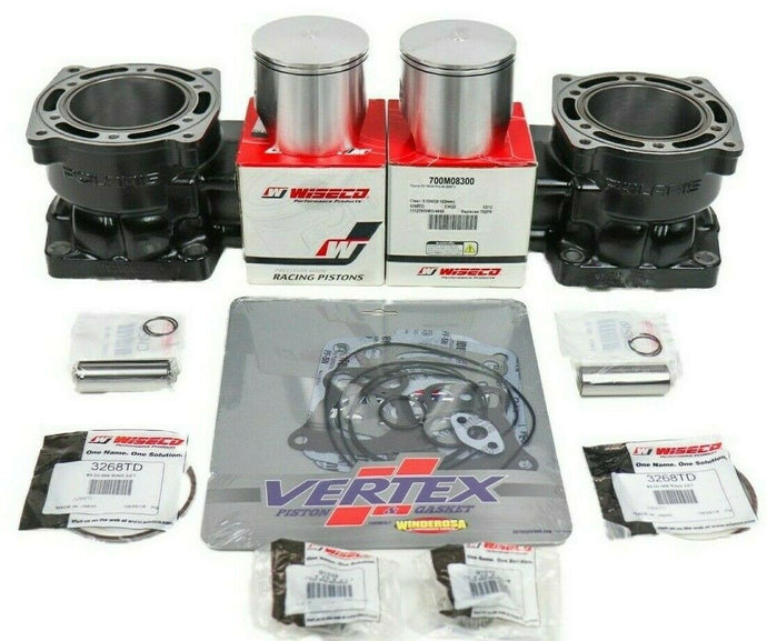 1998-2000 Polaris SLT700 SLT 700 SLXH Jet Ski OEM Cylinders Wiseco Piston Top End Gaskets Kit