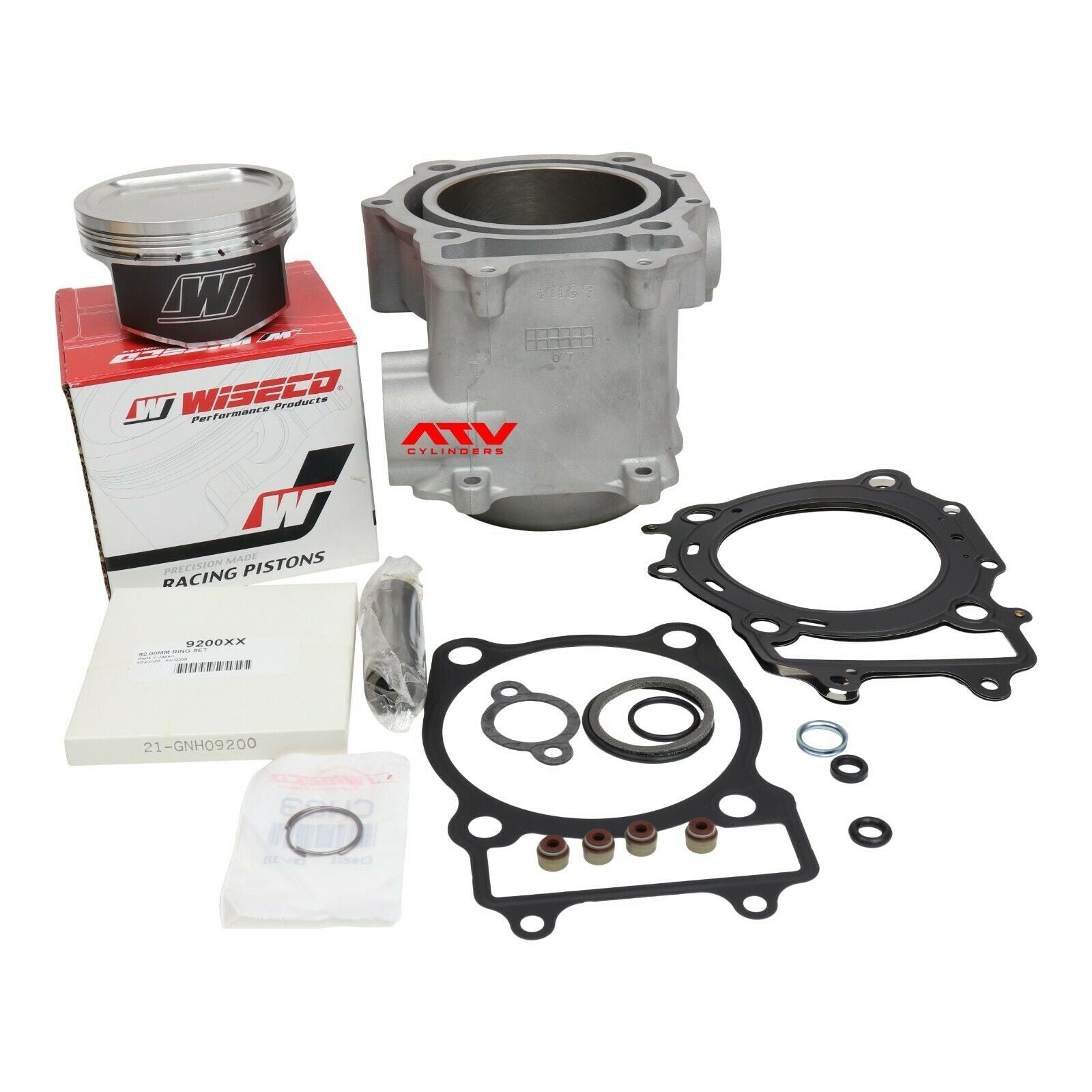 08-2017 Arctic Cat 550 Prowler H1 TRV Alterra Cylinder Jug Wiseco Piston Top End Kit