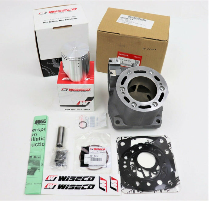 2004 NEW Honda CR250R Cylinder Jug Wiseco Piston Top End Gaskets TopEnd Kit