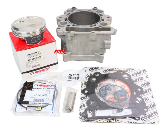 2001-2008 Yamaha Raptor Rhino Grizzly 660 OEM Cylinder Jug Wiseco Piston 11:1 102MM Top End Gaskets Kit