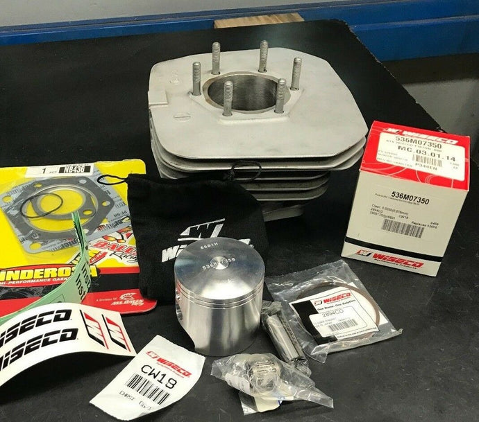 1987-2006 Polaris Trail Blazer Boss OEM Cylinder Jug Wiseco Piston Top End Gaskets Kit