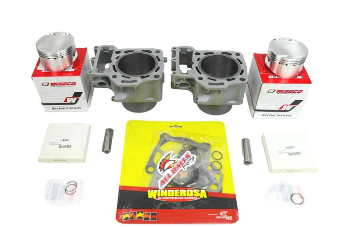 2002-2003 Kawasaki Prairie 650 OEM Cylinders Jugs Wiseco Piston Top End Gaskets Kit